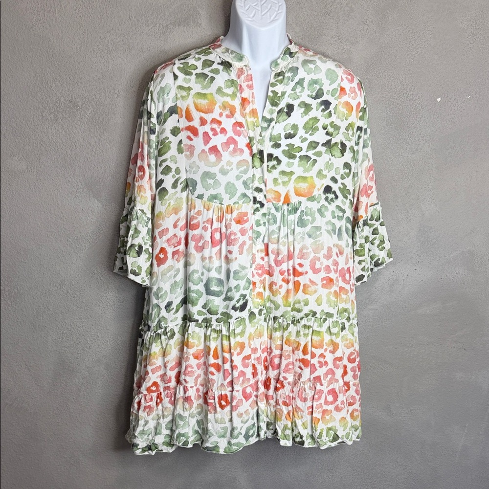 Floral Print Tunic Dress